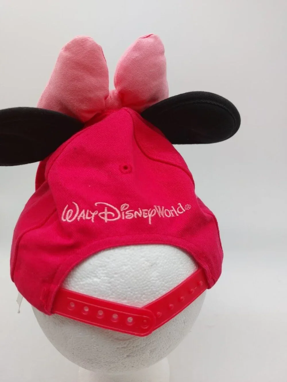 Walt Disney World Minnie Mouse Pink Adjustable Baseball Cap Hat Toddler